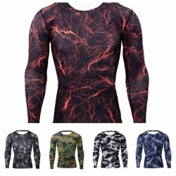 Men OEM comfortable and quick-drying long sleeves sports compression shirts