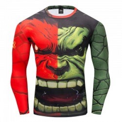 Compression wear custom rash guard