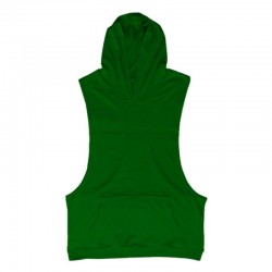 Men & Women Stringer Hoodie With Custom Logo Made of Polyester & Cotton