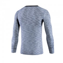 Top quality custom dry fit t shirts low MOQ mens t shirts muscle bodybuilding long sleeve t shirt with breathable fabric 